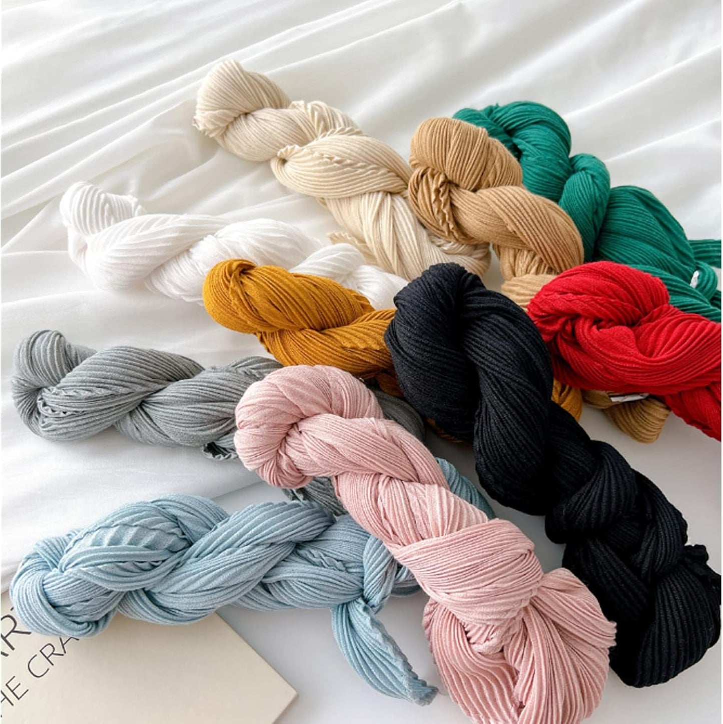 Crinkle Solid Color Cotton Hemp Small Square Scarfs Silk Scarf,Female Four Seasons Thin Wrap Scarf Head Shawl