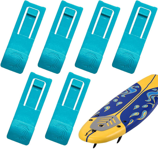 Paddle Board Fin Clips - Surfboard Fin Clips | 6 Watershed Fin Clip | Surfing Gear Fin Bracket | Fastener Base Pin Replacement Buckle Shark-Fin Device Accessories