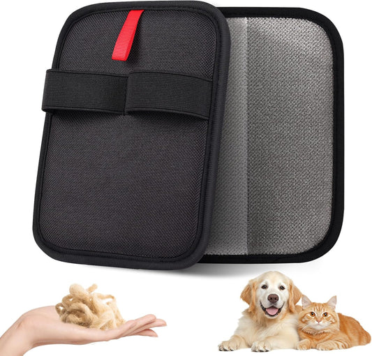 Pet Hair Remover, Electrostatic Pet Hair Removal Gloves, Reusable Cat & Dog Hair Remover for Couch, Furniture, Carpet, Curtain, Upgraded Animal Fur Removal Tool, Cat Grooming Gloves-1 PCS