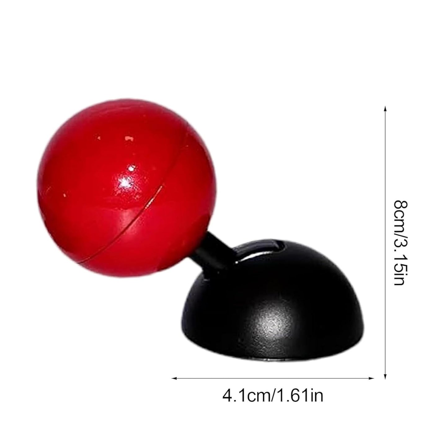 Car Push Start Button Cover, Engine Start/Stop Joystick Ball, Universal Starter Decorative Accessories (Red)