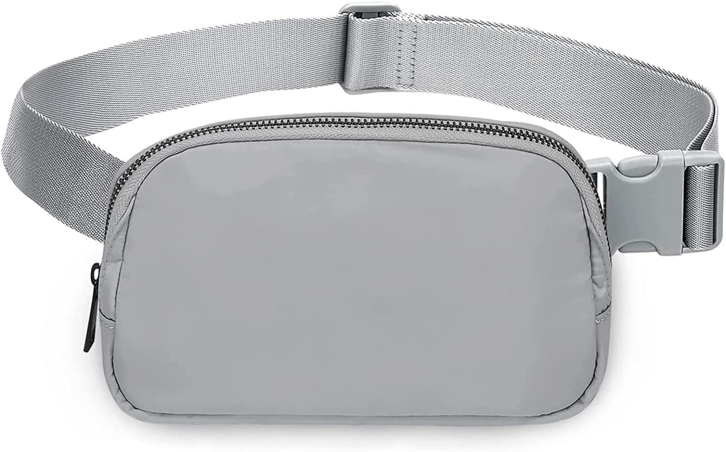 Belt Bag for Women Fanny Pack Dupes, Fashion Crossbody Waist Pack Bag with Adjustable Strap, Everywhere Belt Bag for Travel Outdoors Running Hiking（Grey）
