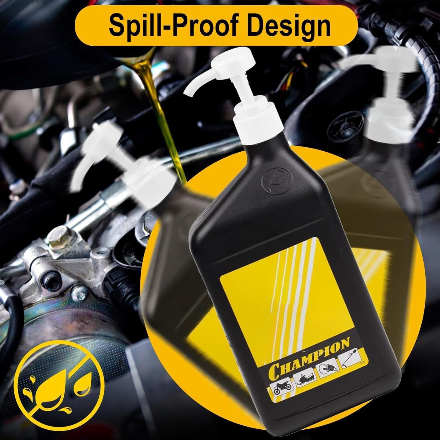 1 Pack Fluid Transfer Pump, Lower Unit Gear Oil Fluid Pump for Quart Bottles Hand Pump Transfers Gear Lube Oil Change for Differential &Transmission Liquid Fits Most Boat and Automotive Car Engines