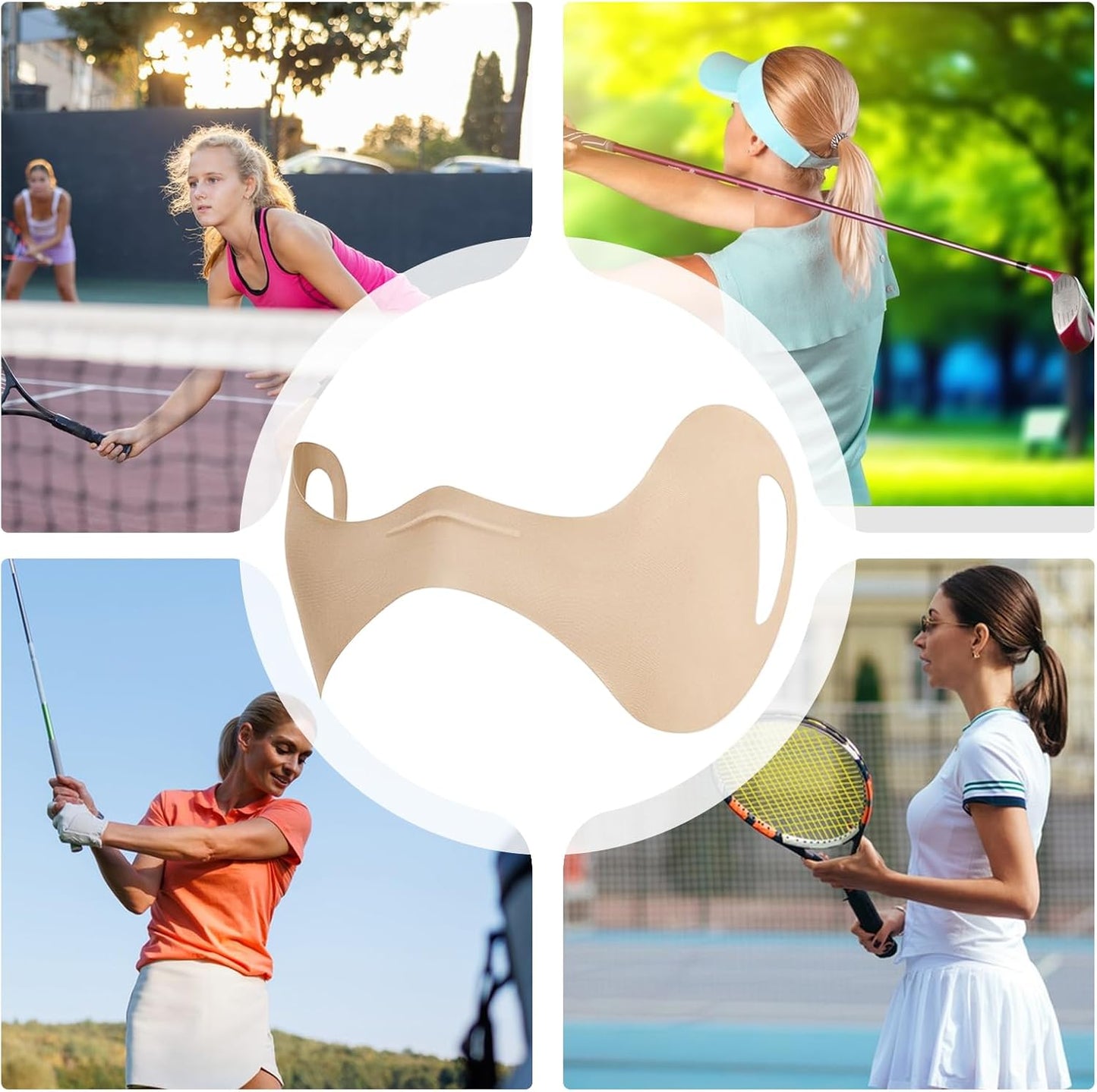 Sun Protection Face Cover,UV Blocking Facial Sunblock Patches for Skin Nose Protection - UV Blocking Skin Nose Sunblock for Outdoor Activities Including Vacation Hiking Running Fishing