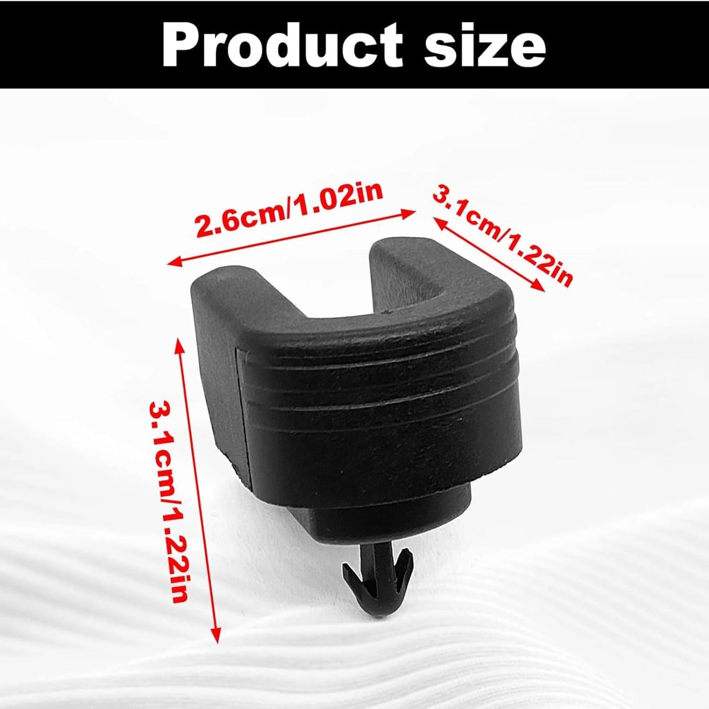 2 Pcs Tailgate Bushing Rear Right Passenger Side Compatible with 2014-2019 Chevy Silverado 1500 2500HD 3500HD Colorado/GMC Sierra 1500 2500 HD 3500 HD Canyon Replaces 22966936 (Black)