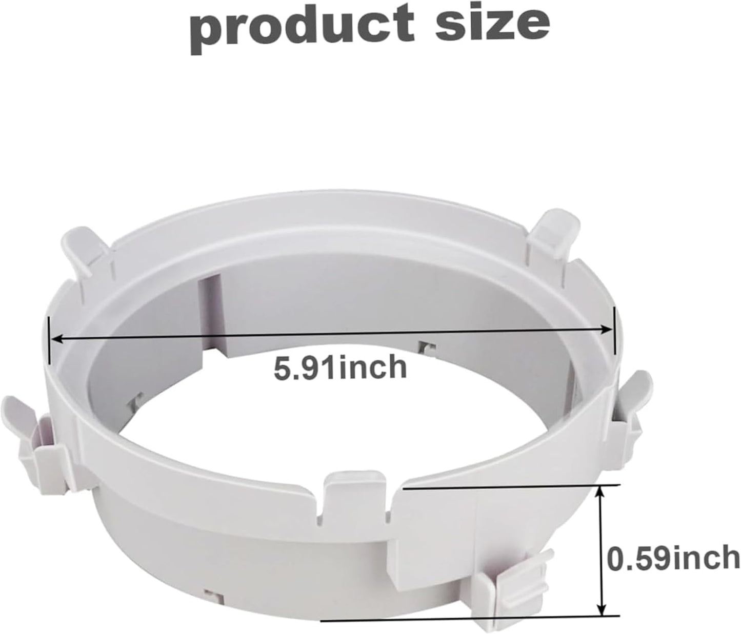 Air Conditioning Exhaust Hose Adapter,Portable Coupler,Portable Number 2 Air Conditioning Pipe Connector,Exhaust Hose Connector,Household Air Conditioner Accessories(5.91x5.91inch)
