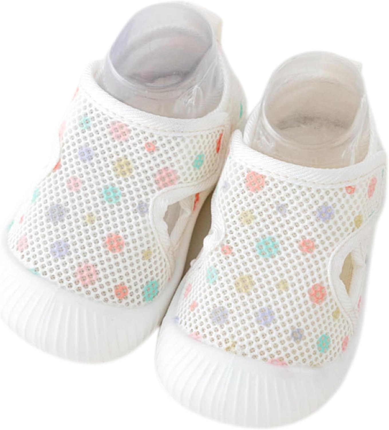 Anti-Slip Baby Toddler Boys Girls First Walking Shoes- Breathable Mesh & Anti-Slip Sole - Secure Hook & Loop Strap - Lightweight & Flexible for All Seasons