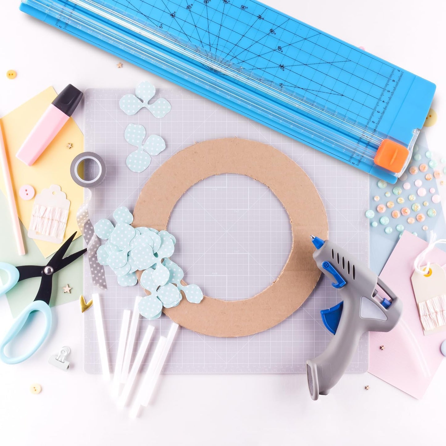 Paper Cutter Paper Trimmer Paper Cutter for Cardstock Portable Paper Cutters Guillotine Trimmers Professional Paper Trimme for Photo Cards Kraft Paper Label Journals Craft Projects