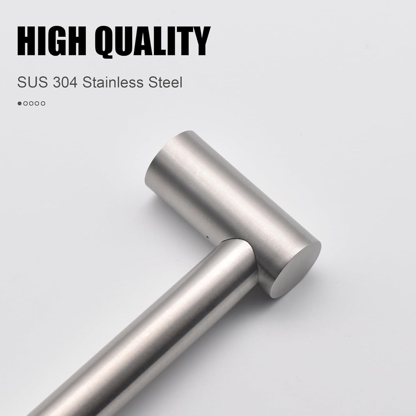 Towel Bar - Adjustable 304 Stainless Steel Holder for Bathroom (11.8inch-22.6inch) Sturdy and Rustproof Wall Mounted Rack Accessories, Silver… Silver