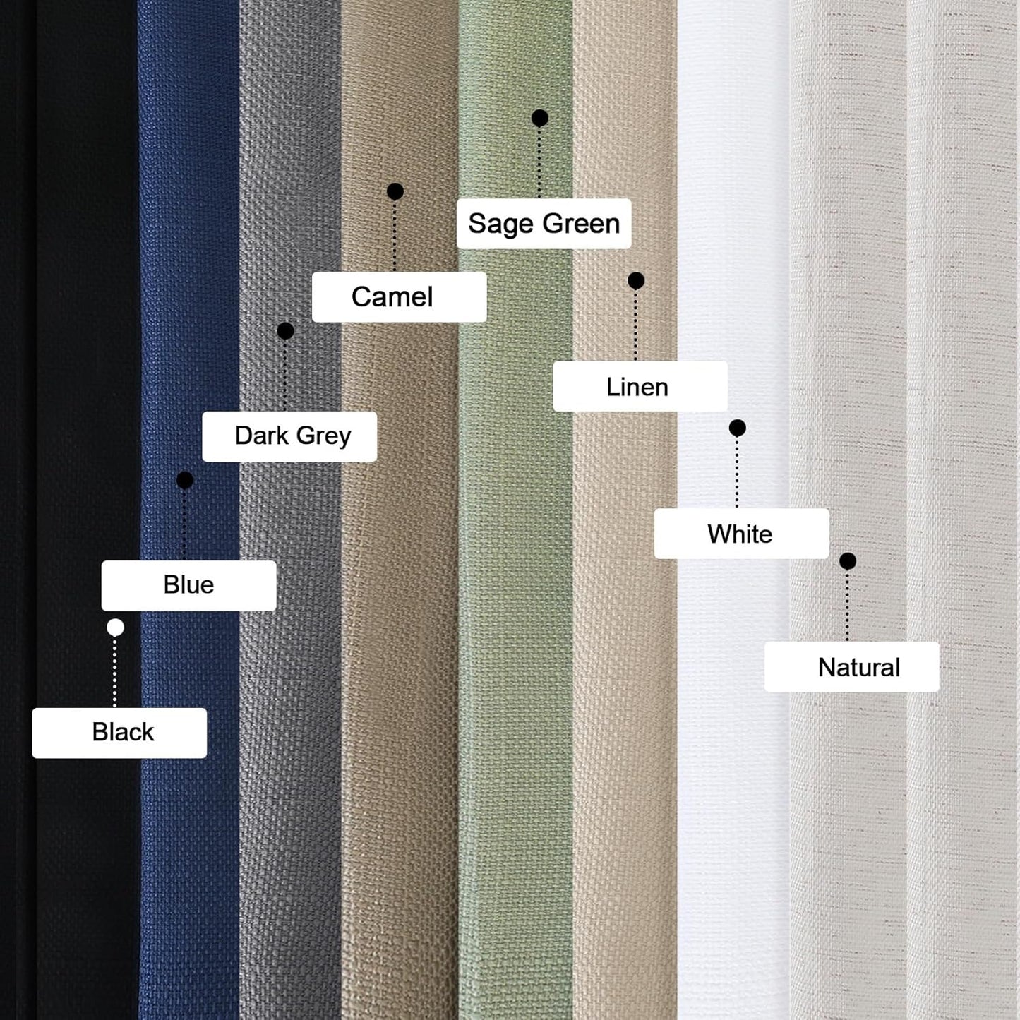Bob 1 PCS Light Green Valances for Windows, Faux Linen Textured Kitchen Window Curtains Valance Bedroom Living Room, Modern Soft Airy Solid Rod Pocket Bathroom Cafe Curtain, 60Wx14L Inch 60"W x 14"L