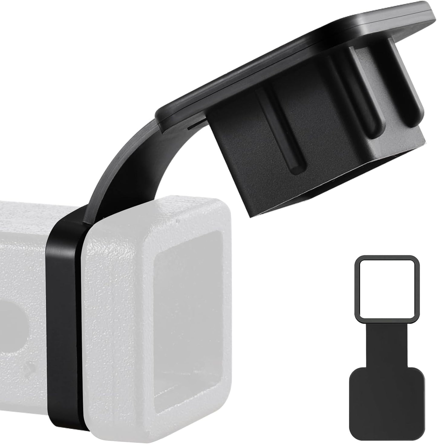 Fits for 2-inch Hitch Cover, Trailer Cover Tube Plug Insert, Car Exterior Accessories, Receiver Black 1