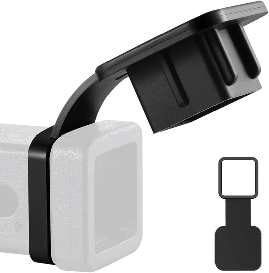 Fits for 2-inch Hitch Cover, Trailer Cover Tube Plug Insert, Car Exterior Accessories, Receiver Black 1