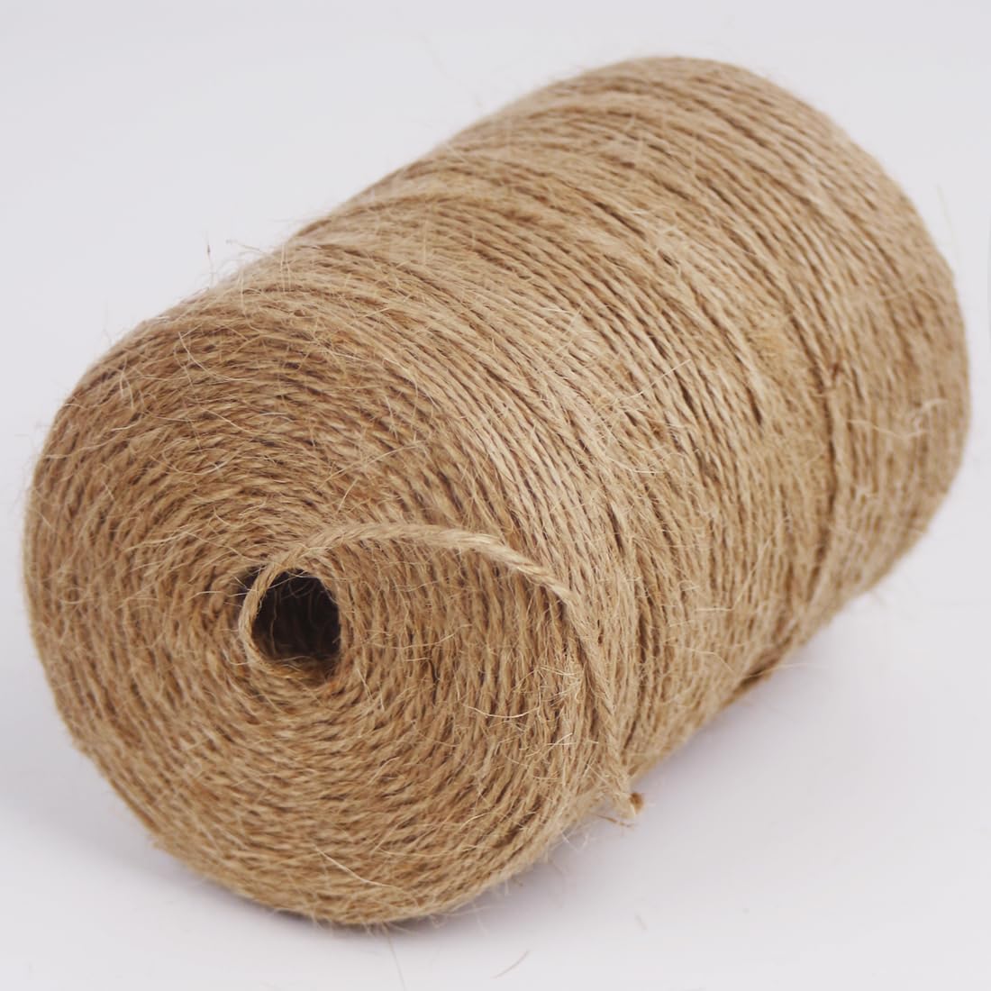 2Pack 2mm Natural Jute Twine String 1600 Feet Long for Crafting Gardening Gift Wrapping Macrame DIY Home Decor (Brown-800Feet/Roll) ( * 800 ) / Pc 2 Pcs