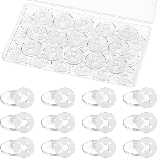 12 Pcs Clear Running Bib Clips Race Number Buckle Fixing System Triathlon Holder Field Events Fastener for Runners Marathon Skating Track -
