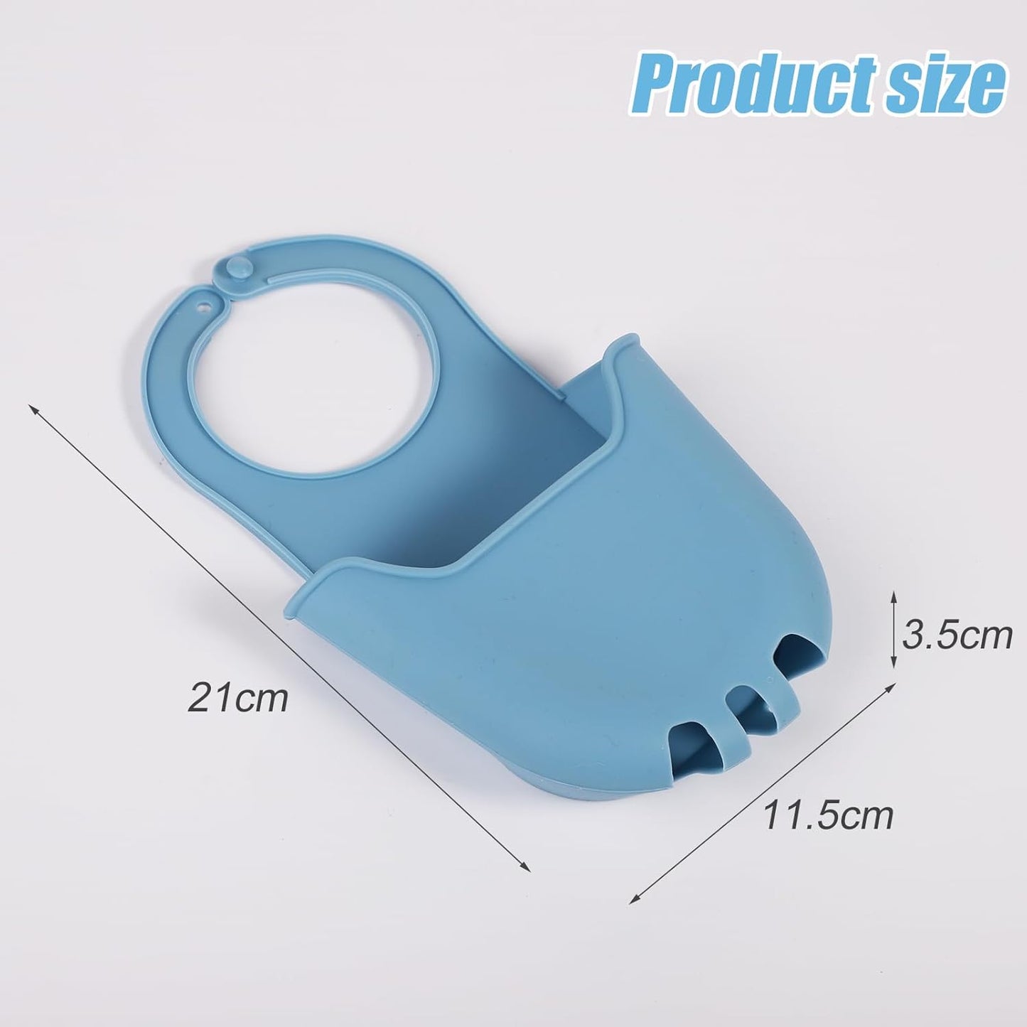 Storage Pouch for Bogg Bag, Insert Silicone Bag Compatible with Travel Accessory Organizer Lipstick, Sunglasses, Daily Necessities (Blue) -
