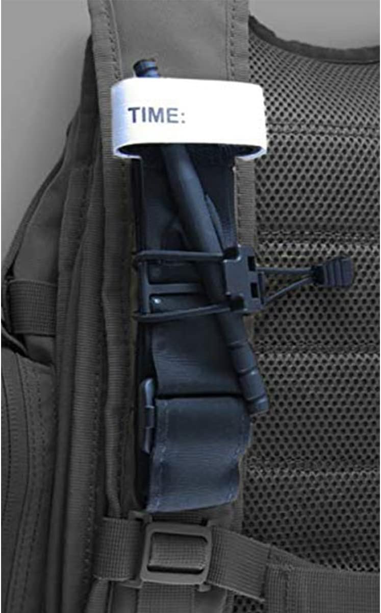 4 Pieces Tactical Gear Molle Clips Attachments Multifunction Hanging Buckle for Backpack Vest Black -