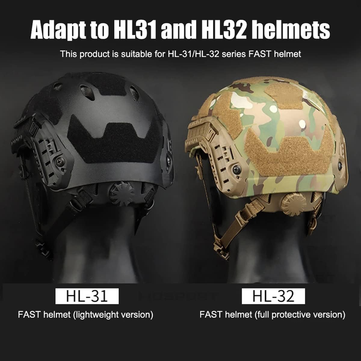 Tactical Helmet Strap Adjustable Chin Inner Suspension System with Bolts and Screws for Fast MICH IBH Airsoft Helmets khaki -