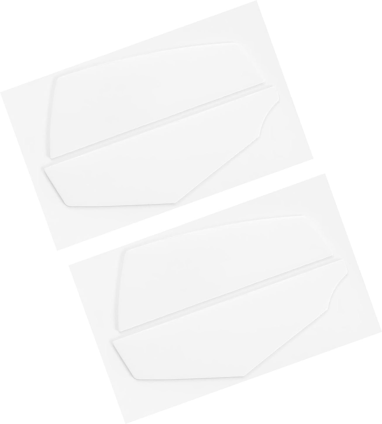 Rounded Curved Edges Mouse Feet Skates Pads 0.6mm for G600 Gaming Replacement White 2Pcs/2 Set -