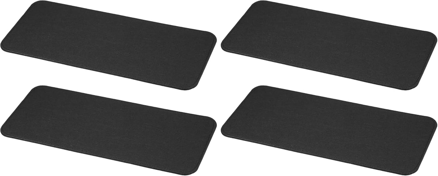 Felt Base Shaper, Bag Bottom Shaper Pad Purse Liner Board Insert Oval for Handbags Tote Crossbody Backpack Black 15x7 Inch
