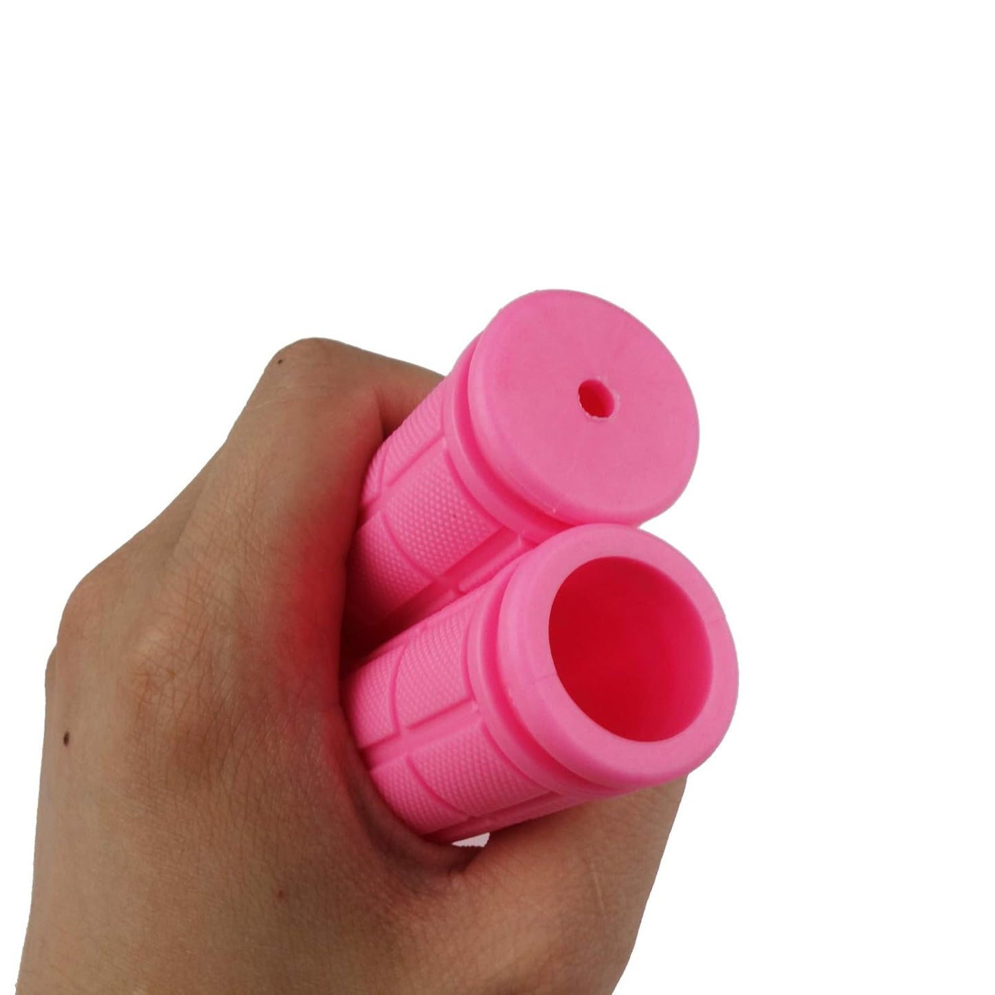 2 Pack Bicycle Bike Handlebar Scooter Streamers and Handle Bar Grips,2 Types (Pink) Pink