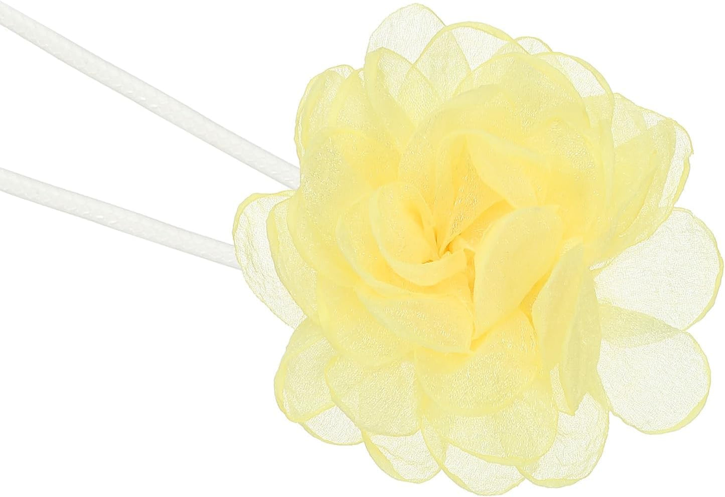 Chokers Necklace Adjustable Fashion Accessories for Bride Wedding Bridal Shower Yellow -