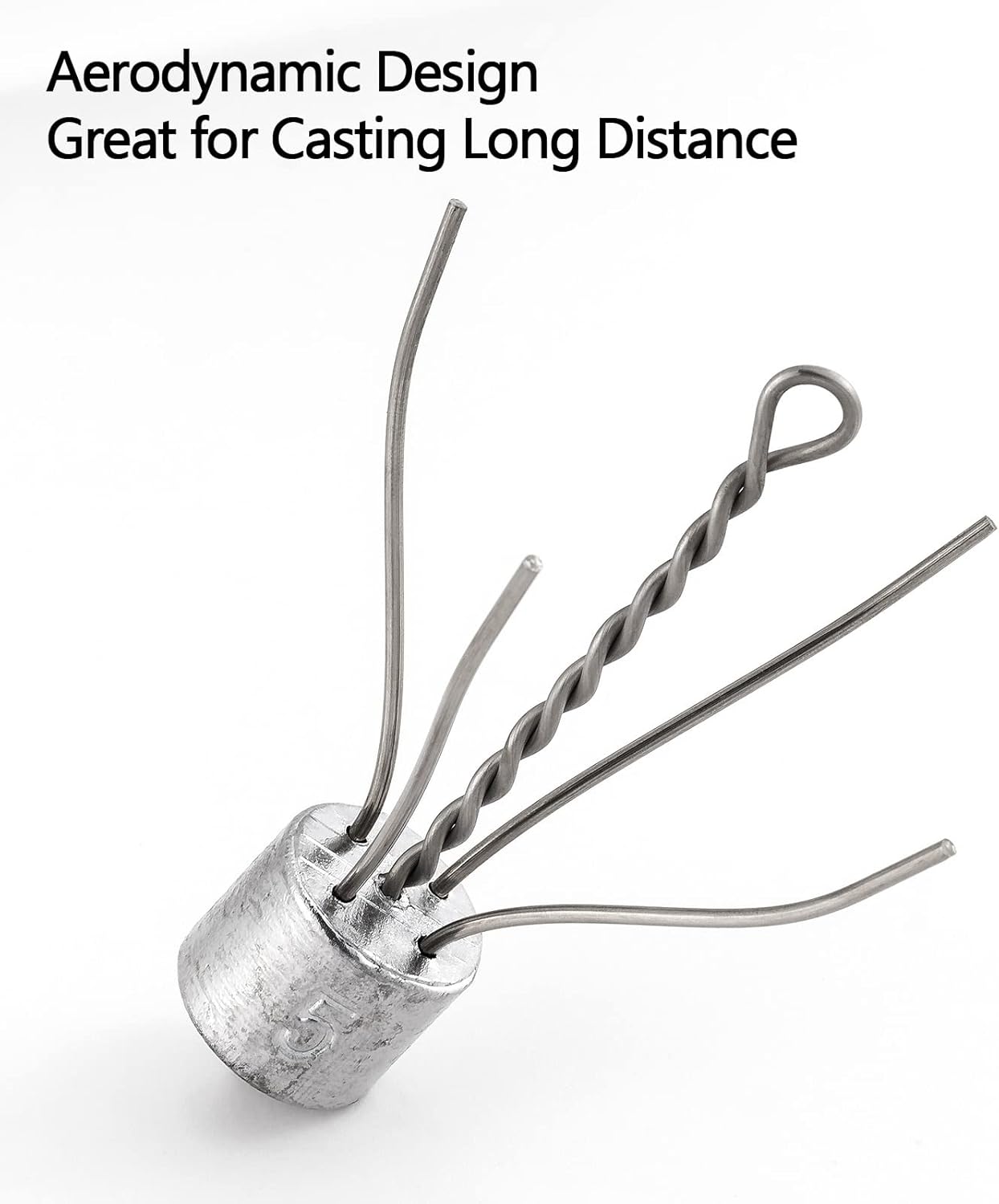 5 Pack Spider Surf Fishing Weight Sputnik Sinker 1oz-8oz Saltwater Beach Casting Sea Bottom Holder - 4oz-5