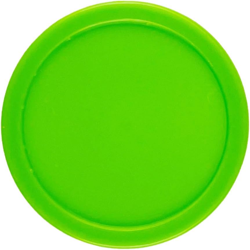12 Pack 2.5 Inch Air Hockey Pucks for Small Size Table Green 64x4 mm