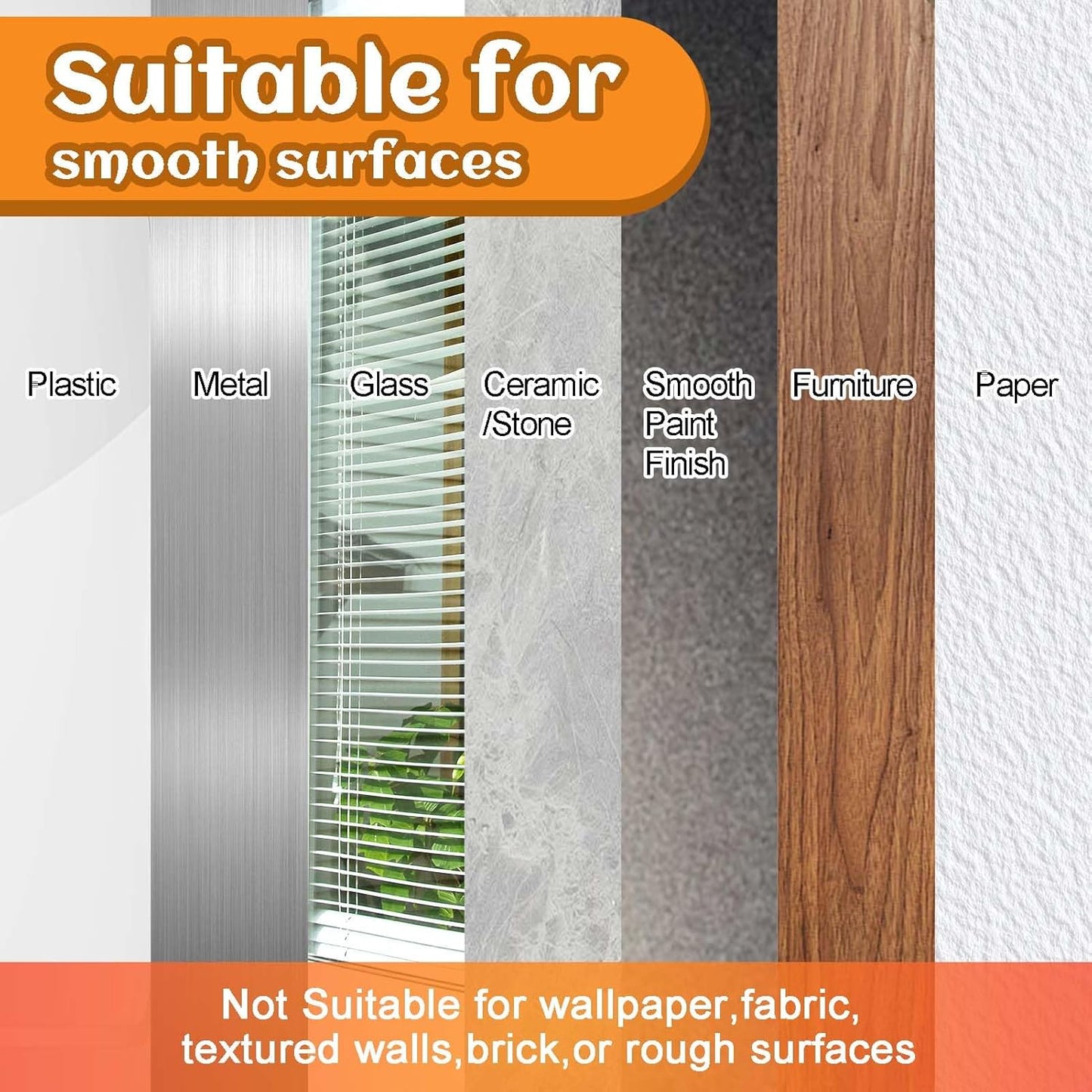 100pcs Clear Picture Hanging Strips,3m Invisible Refill Poster Sticker Heavy Duty Wall Hangers No Damage Removable Double Side Small Adhesive Tape for Hooks Decor Home Classroom Office 0.6"×1.6"