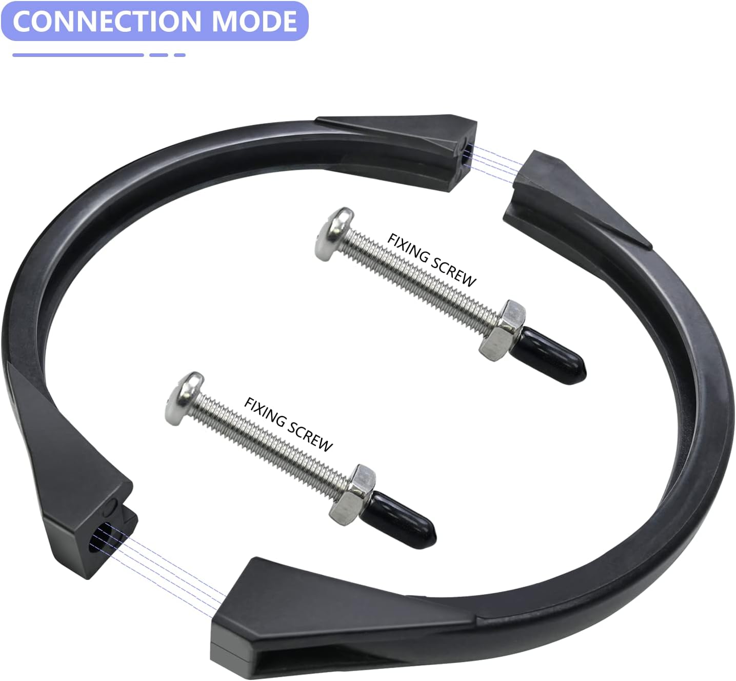GMX600NM Noryl Flange Valve Clamp 8 to 8.5 inch,Compatible with Hayward S144T Pro Series Above Ground In Pool Sand Filter,For models S164T S166T S180T S210T S210S S220T S220T2 S230T S244T -