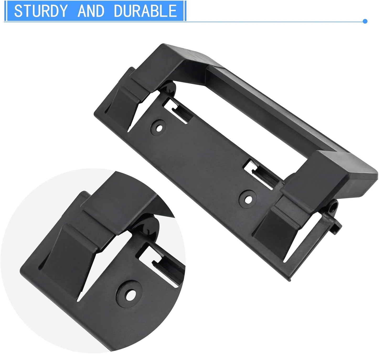 2 Pack 3316882900 RV Refrigerator Door Handle Holder Grip Black Hardware, Fit for 3316882.900 S,Std Dr Combo-6/8 Amii DM2672, DM2682, DM2872, DM2882 Refrigerators with Airing Cards -