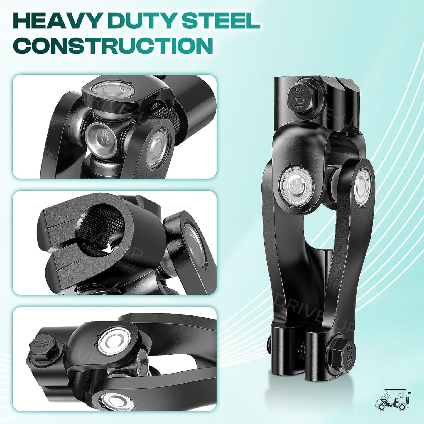 Golf Cart Metal Steering Lower Yoke for Club Car Precedent 2004-Up and Tempo 2018-Up Carts 103810201 -