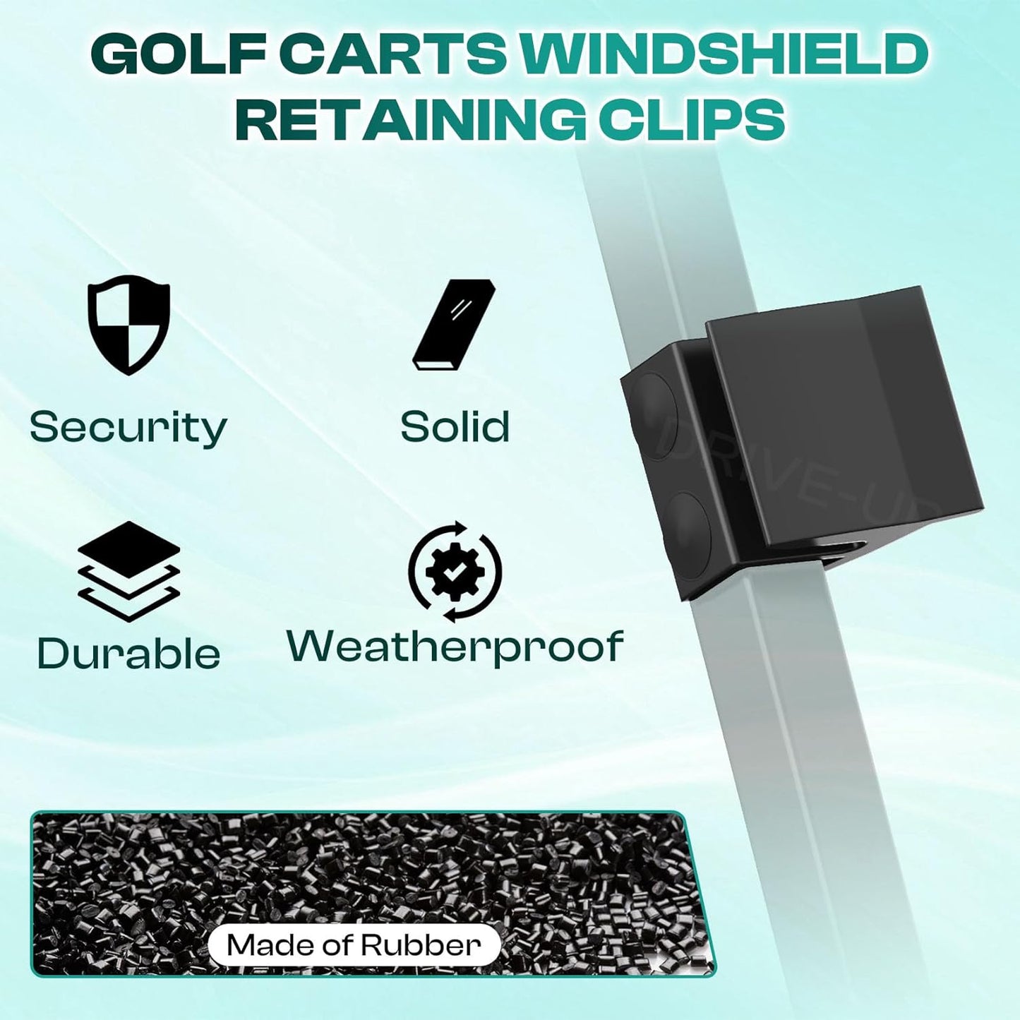 Club Car Precedent Windshield Retaining Clips OEM 103677101 -