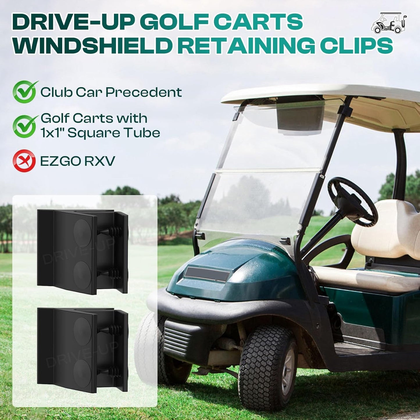 Club Car Precedent Windshield Retaining Clips OEM 103677101 -