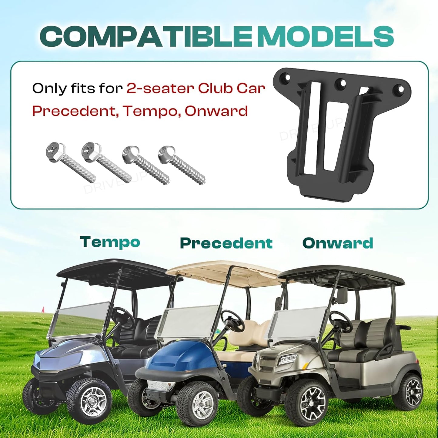 Club Car Golf Cart OEM Cooler Sandbox Mounting Bracket 103886801 -