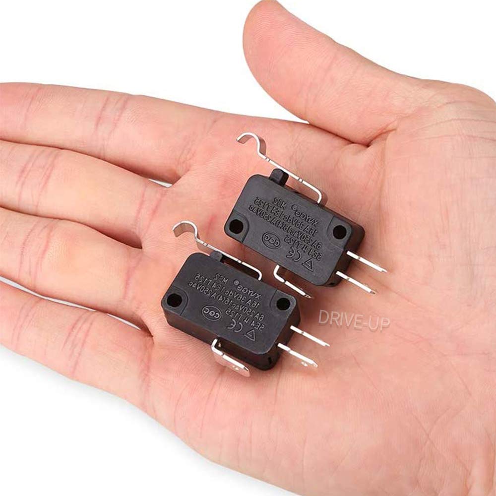 4 Pack Micro Switch 2 and 3 Prong Fit Club Car DS Precedent Tempo Golf Cart OEM 1014807 1014808 (1014807) 4Pcs -