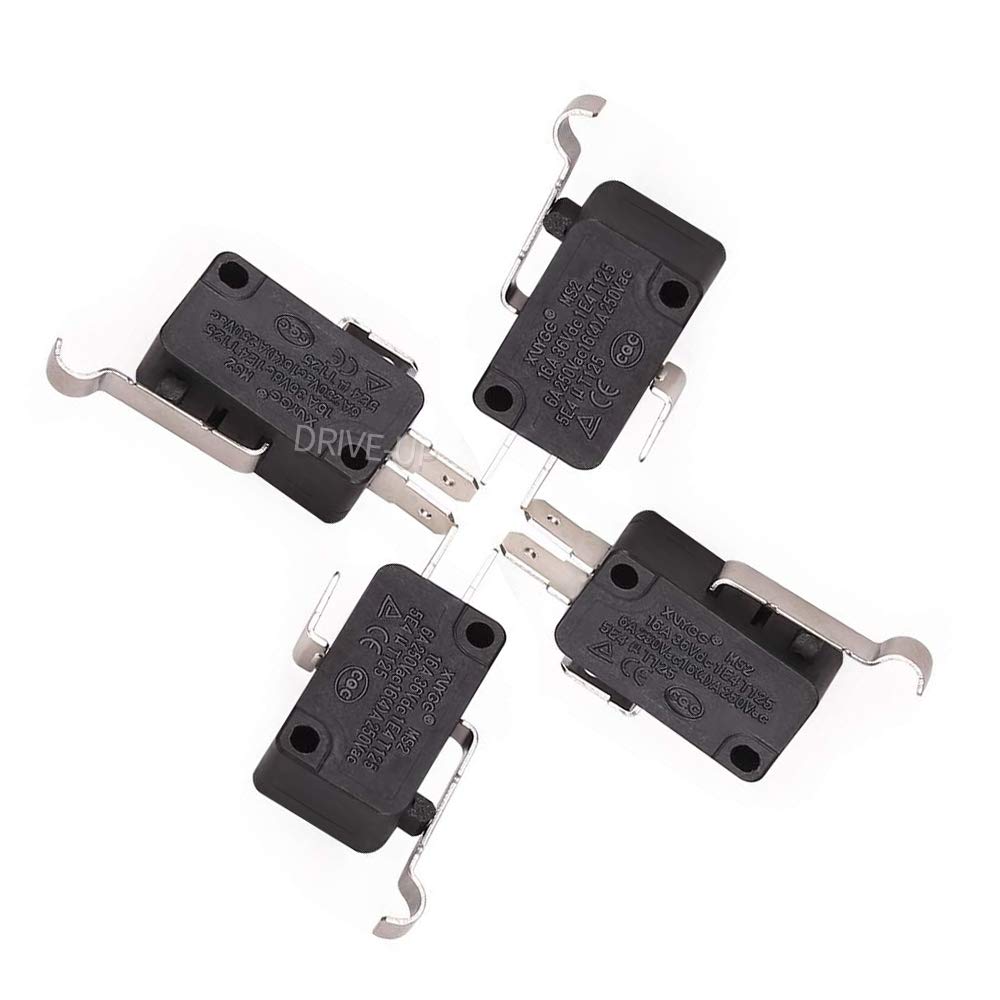 4 Pack Micro Switch 2 and 3 Prong Fit Club Car DS Precedent Tempo Golf Cart OEM 1014807 1014808 (1014807) 4Pcs -