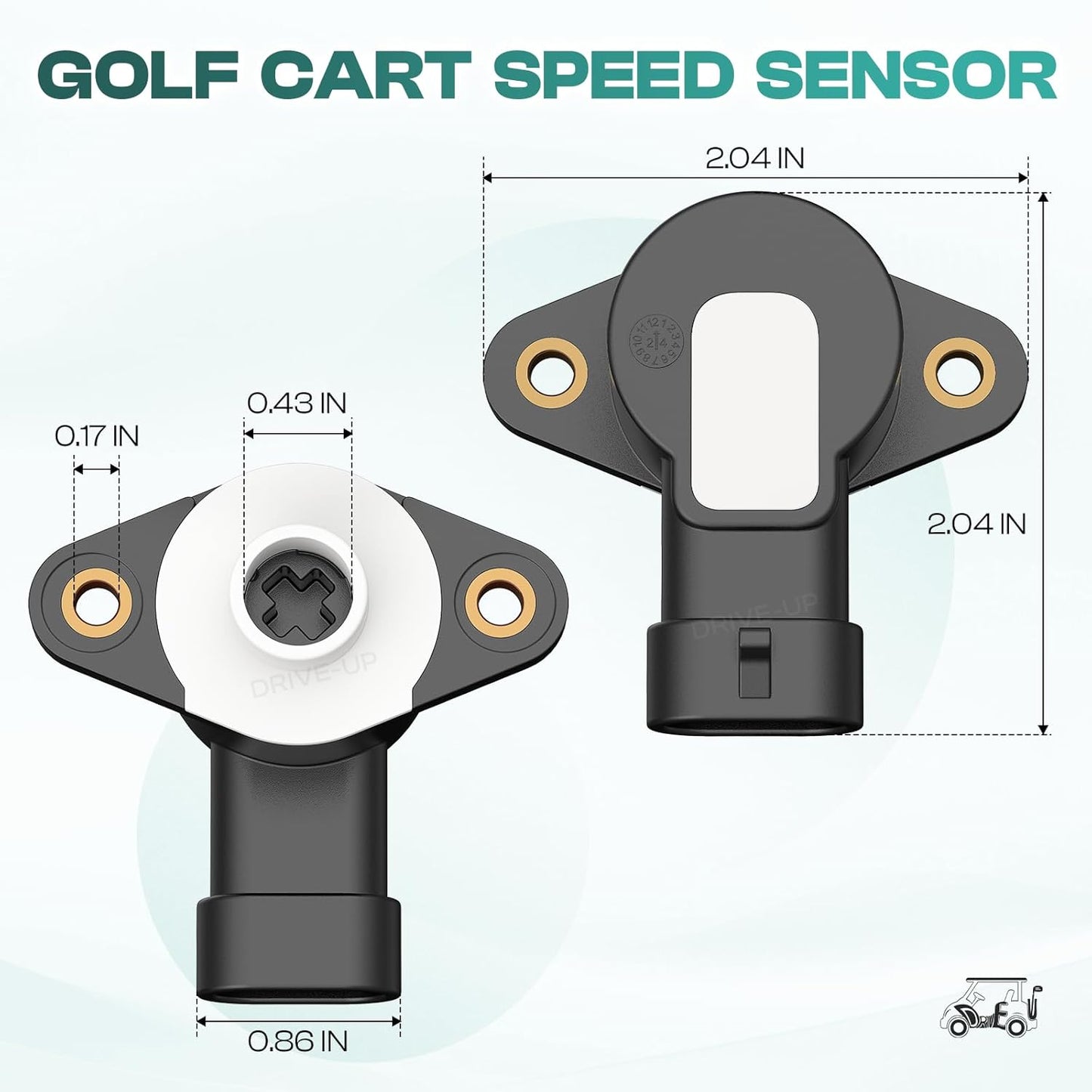 Golf Cart Throttle Position Sensor Accelerator Fits for Yamaha G29 YDRE 2007-2013 Carts, OEM JW2-H5885-00 -