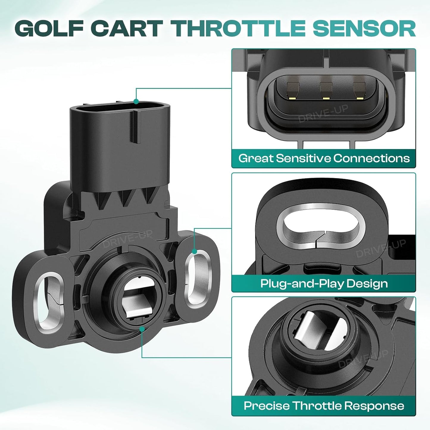 Golf Cart Throttle Sensor for Yamaha G29 Electric 2012-Up Models Drive 2 and 3 OEM JW9-H5885-00-00 -