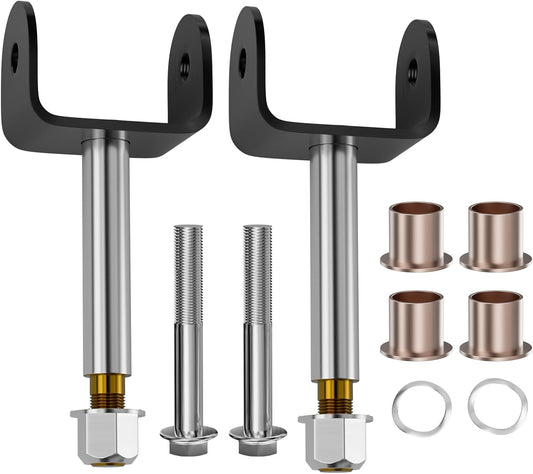 Club Car Precedent Kin Pin, Golf Cart Front End King Pin Repair Kit for 2004-Up Gas and Electric Carts, Replaces OEM 102287201 103638601 103638801 -