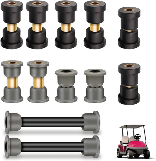 Club Car Polyurethane Bushing Kit, Front & Rear Suspension and A Arm Kit for Precedent 2004-Up G&E Golf Cart, OEM 102506601, 102506401, 102956201, 102956201 -