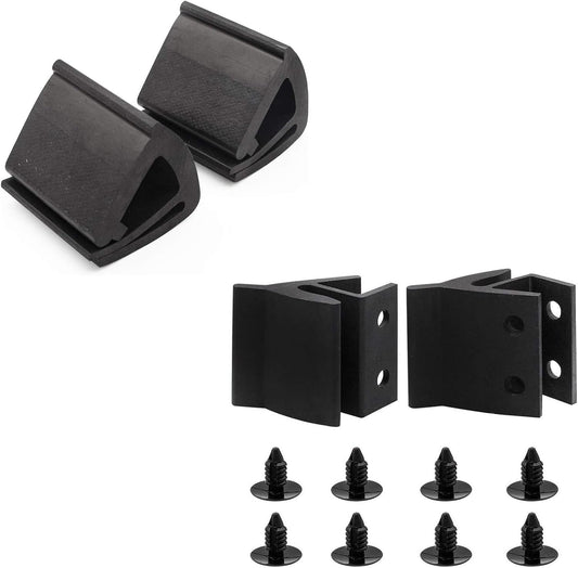 Drive-up Golf Cart Window Clips and Windshield Retaining -