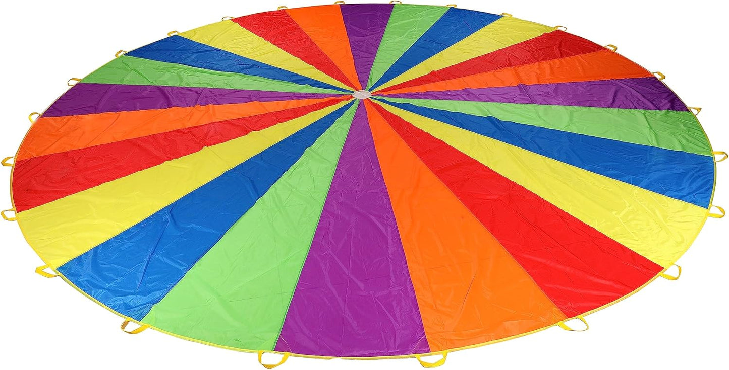 Play Parachute for Kids Tent Cooperative Team Building Birthday Games Gift Boys and Girls (20ft) -