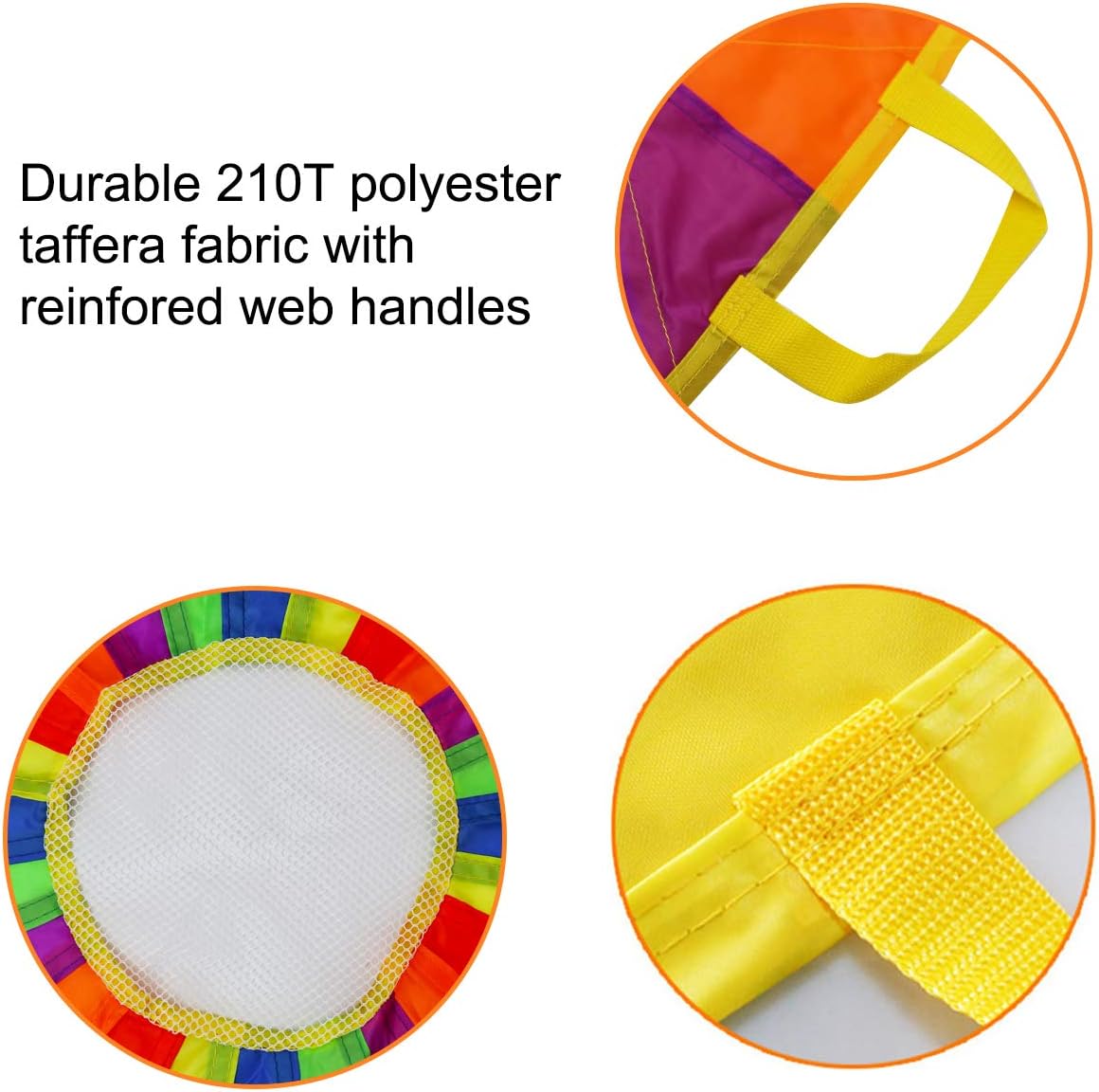 Play Parachute for Kids Tent Cooperative Team Building Birthday Games Gift Boys and Girls (20ft) -