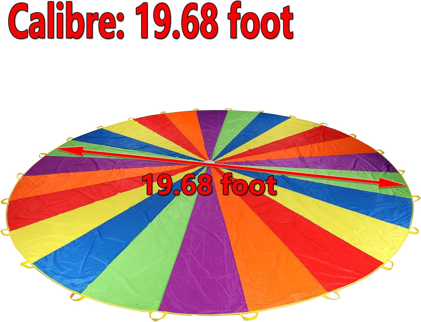 Play Parachute for Kids Tent Cooperative Team Building Birthday Games Gift Boys and Girls (20ft) -