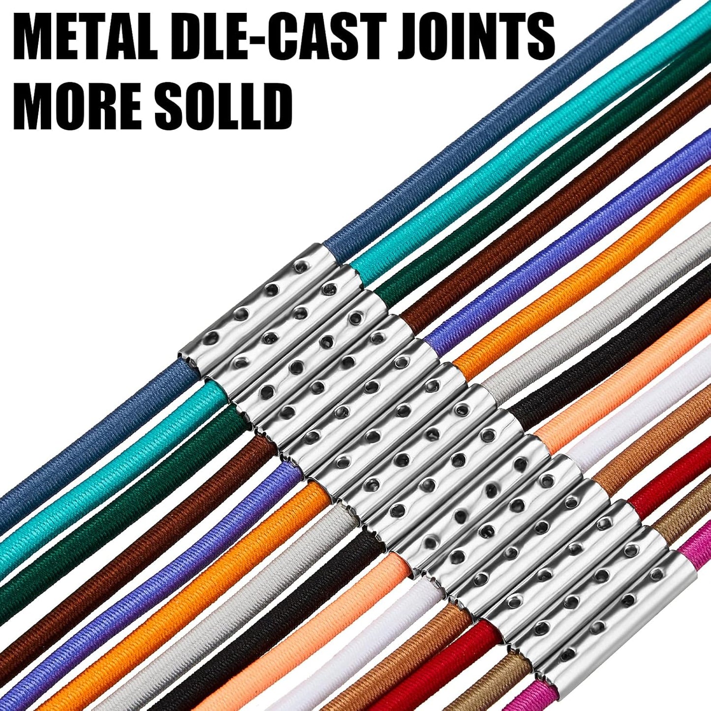 14 Pieces 4.9 Feet Trash Can Band Elastic Rubber Bands 30-64 Gallon Garbage Colorful Litter Box Loop for Outdoor, Colors -