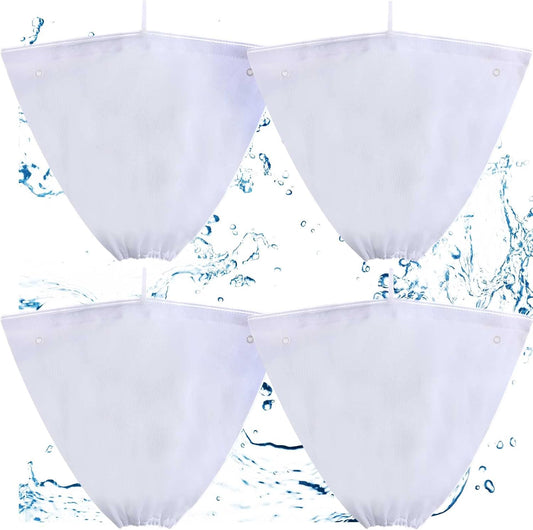 4 Pcs Pool Cleaner Fine Filter Bag Spa Part Replacement Compatible with Aquabot Products 8114 Wheeled Cleaners S2-40 S2-50 Pura 4X 5X S2-4x S2-4xi S2-5x -