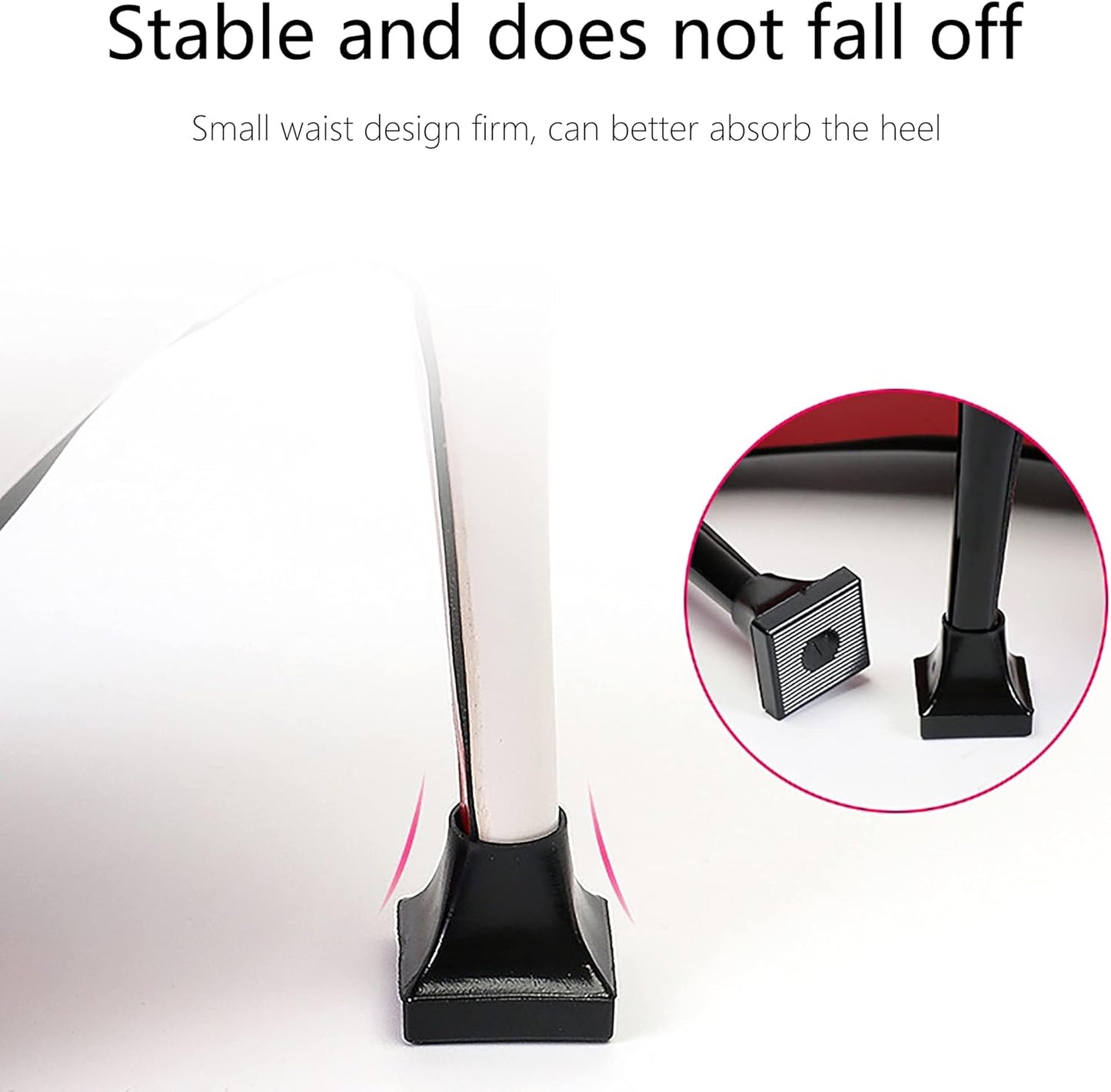 High Heel Protectors- Stoppers Repair Caps Covers for Walking on Grass and Uneven Road Cover Cups Perfect Wedding Outdoor Events (Square-black-10 Pairs) Square-black-10 Pairs -