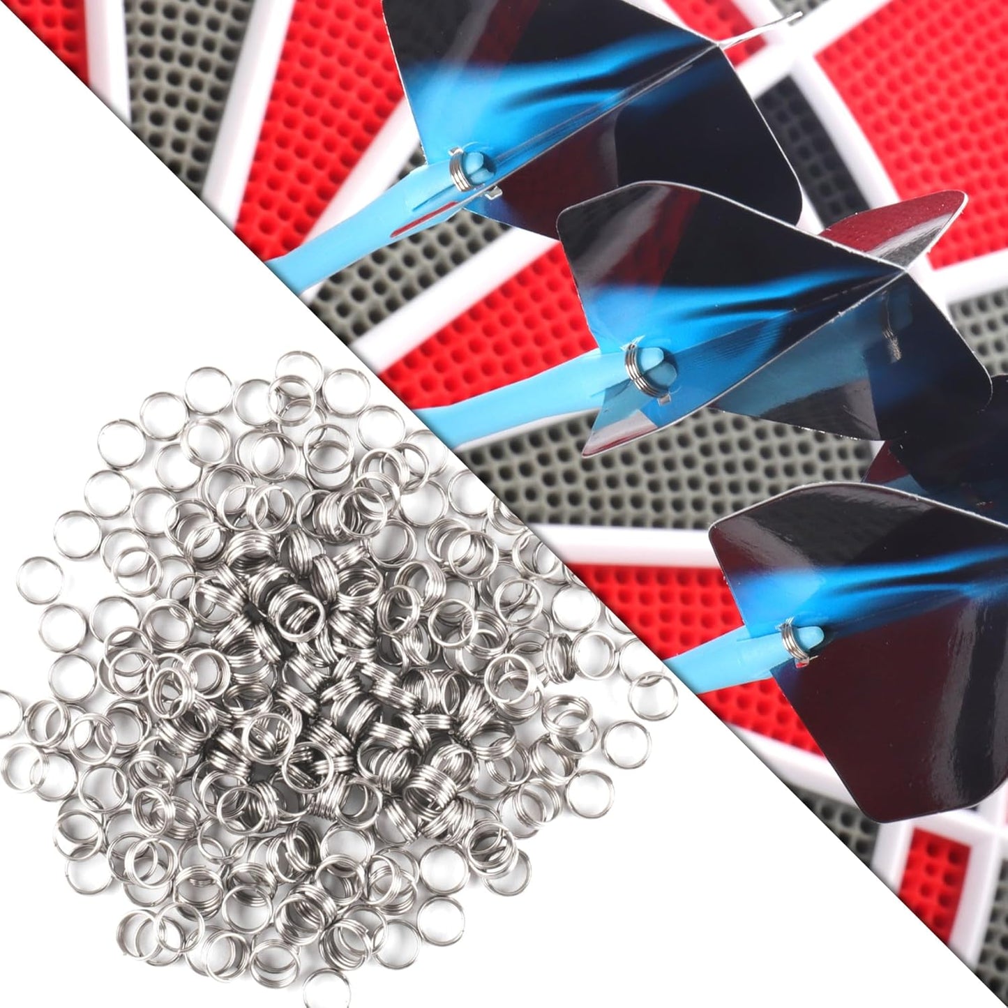 200pcs Dart Rubber O Ring for Metal Shafts,Dart Accessories -