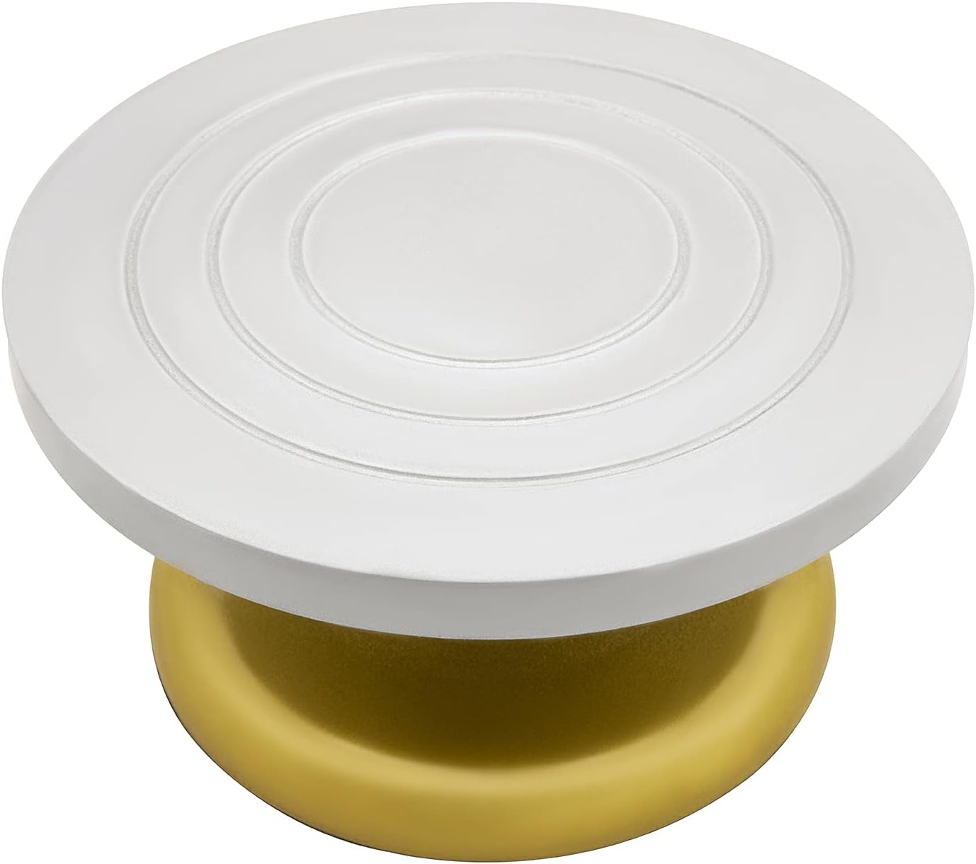 8.6" Pottery Sculpting Wheel, Sculpture Banding Wheel Tool Plastic Steel Turntable Cake Decorating Table Art DIY Baking Cream -