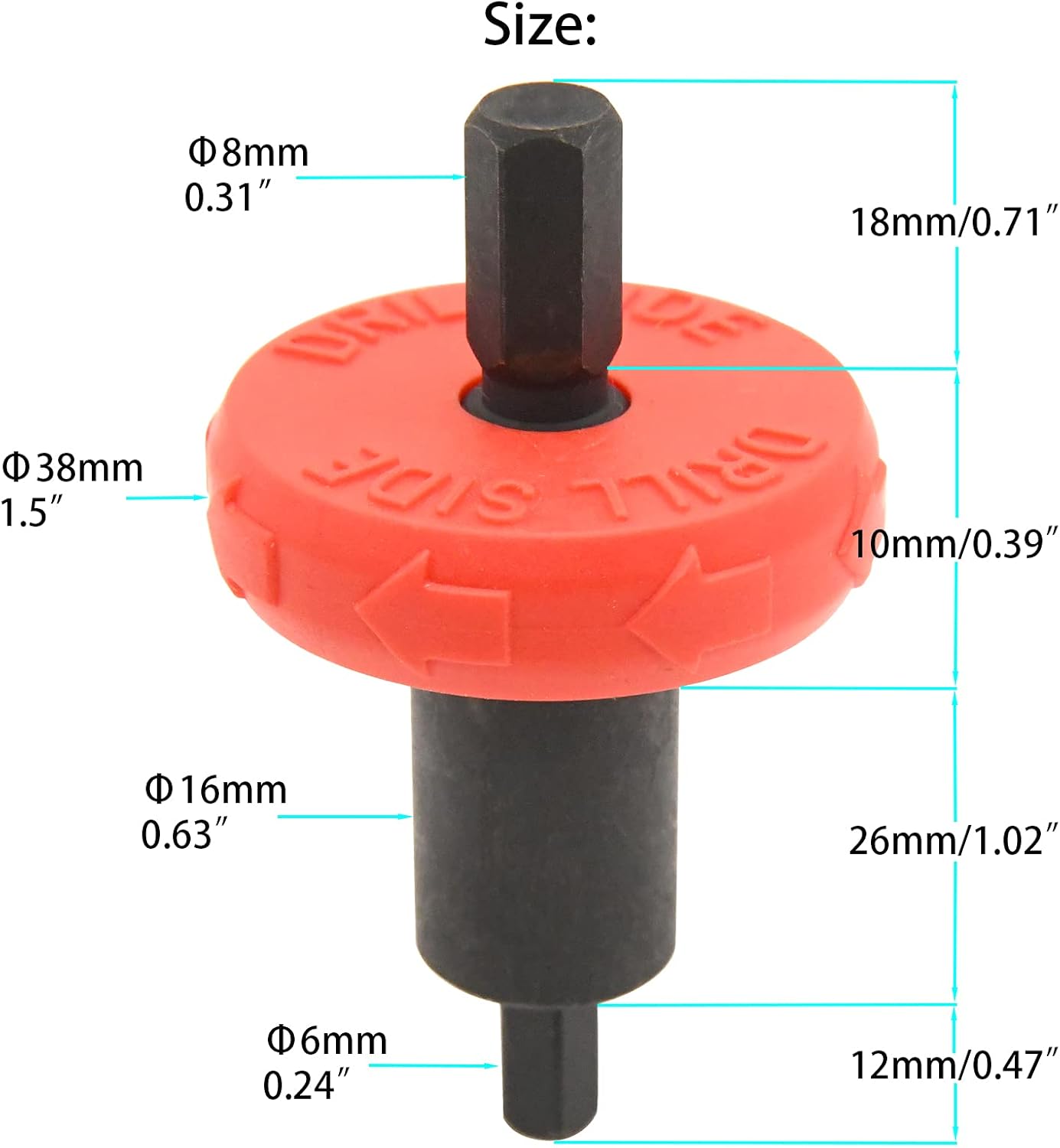 Electric Engine Drill Bit Adapter,Compatible with All Start Capable Handheld Power Equipment Including String Trimmers,Leaf Blowers,Cultivators -