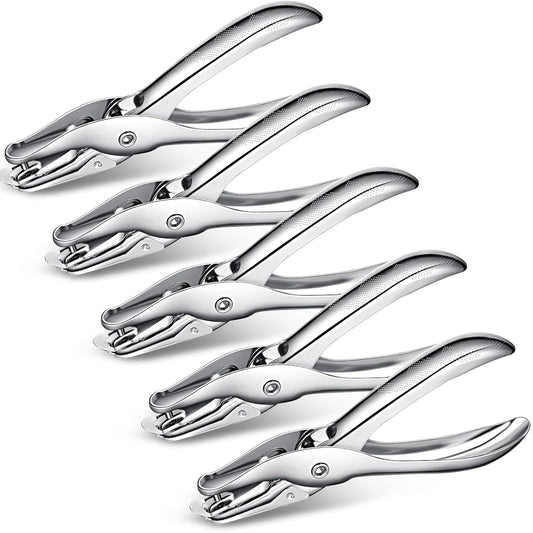 5 Pcs Single Hole Punch Circle Small 1/8 inch One Bulk for Craft Tag Paper DIY Office Home Cards Scrapbook Supplies -
